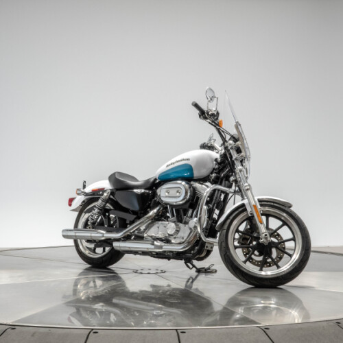 2016 HARLEY-DAVIDSON XL883L Superlow in Crushed Iced Pearl/Frosted Teal Pearl thumb 2