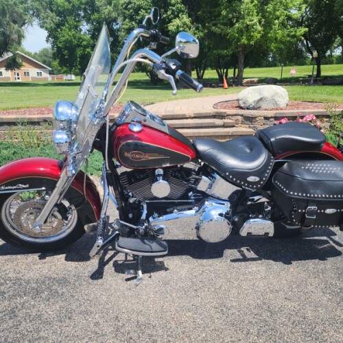 2007 Harley-Davidson® Heritage Softail® Classic RED/ BLACK PEARL thumb 3
