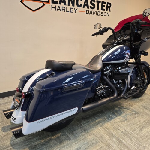 2020 Harley-Davidson® Road Glide® Special Billiard Blue/Stone Washed White FLTRXS thumb 3