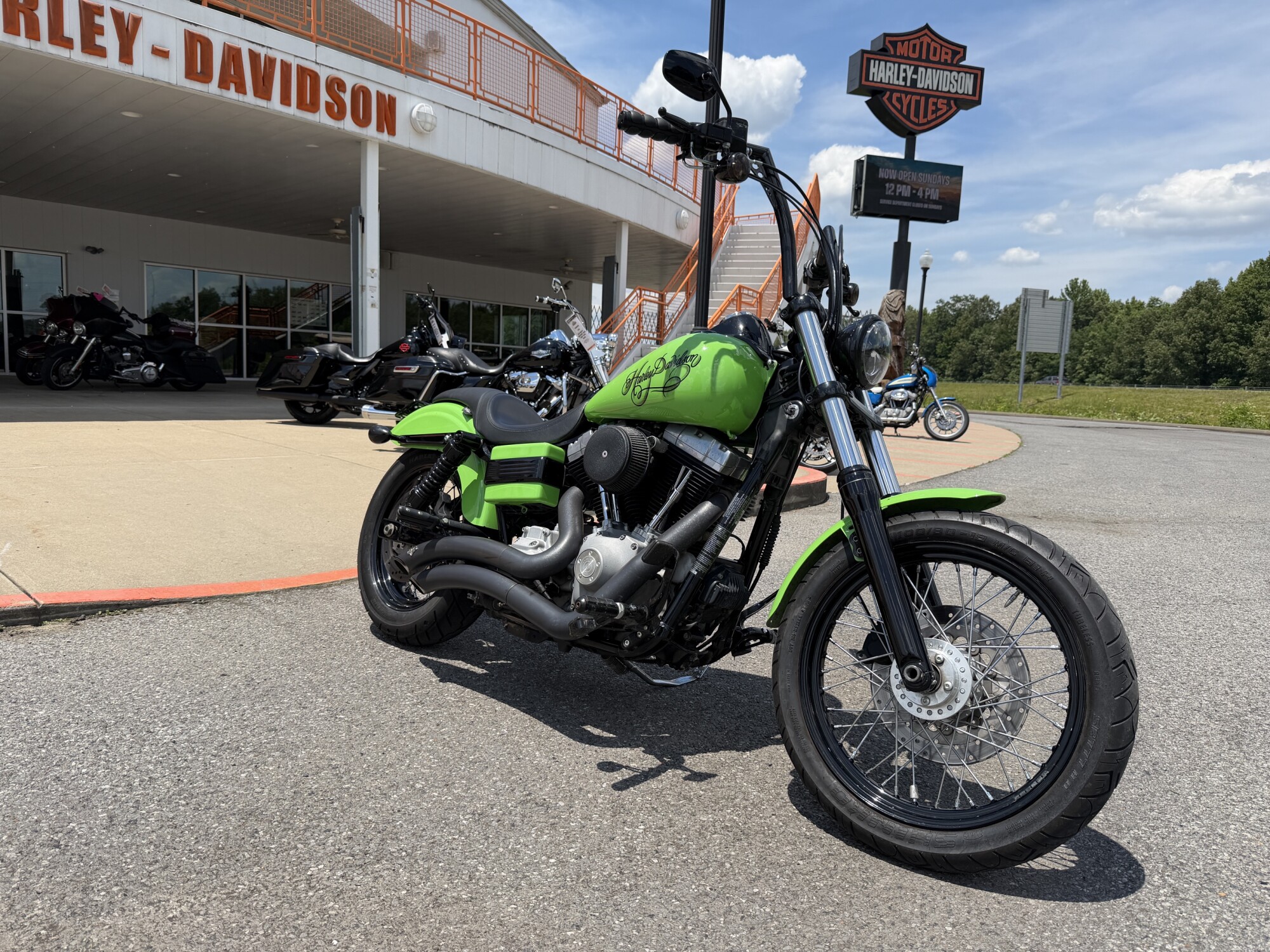 2009 Harley-Davidson® Street Bob® Neon Green