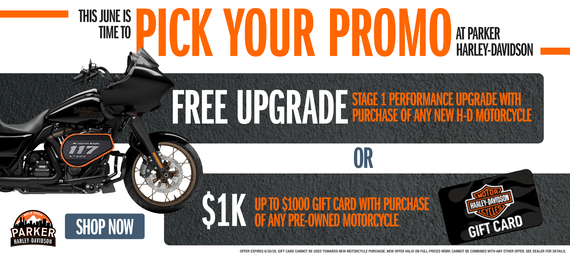 June Pick Your Promo