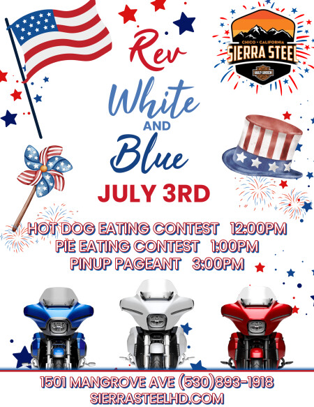 Rev, White & Blue