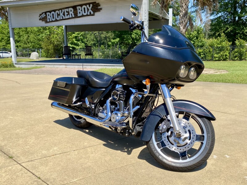 2012 HD FLTRX103 BLACK DENIM W/ PINSTRIPE