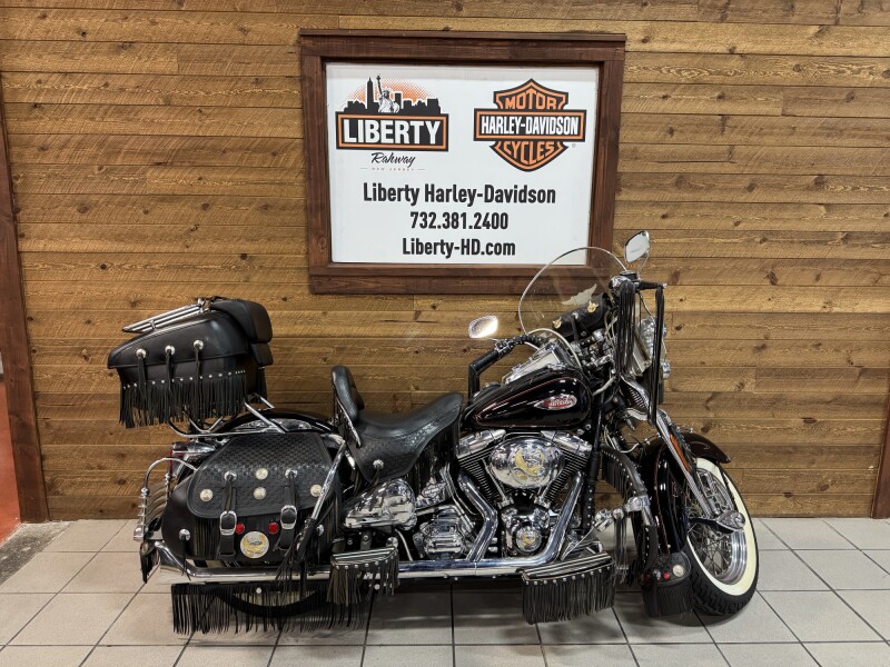 2002 Heritage Springer Vivid Black FLSTSI