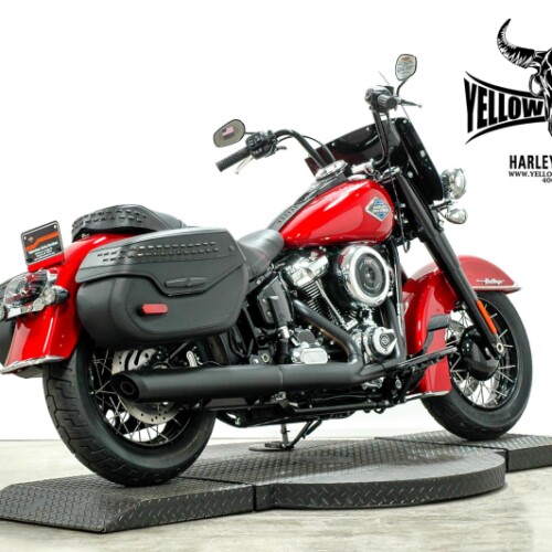2026 Harley-Davidson® Heritage Classic Brilliant Red Black Laced Wheels thumb 3
