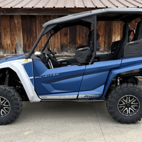 2026 Yamaha Wolverine RMAX4 1000 Limited Backcountry Blue / Silver Metallic thumb 3