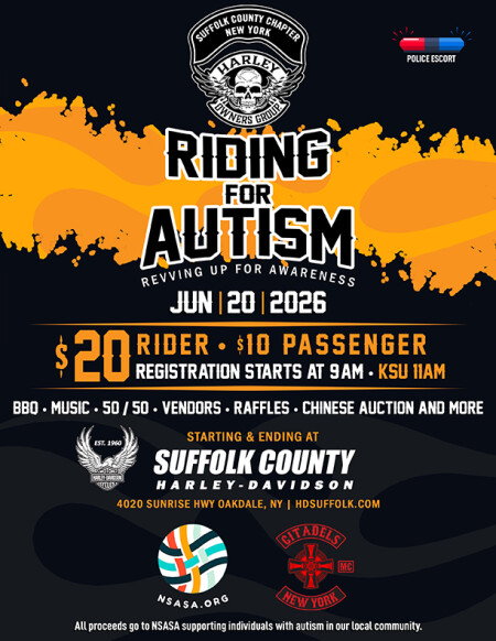 Suffolk HOG - Riding for Autism