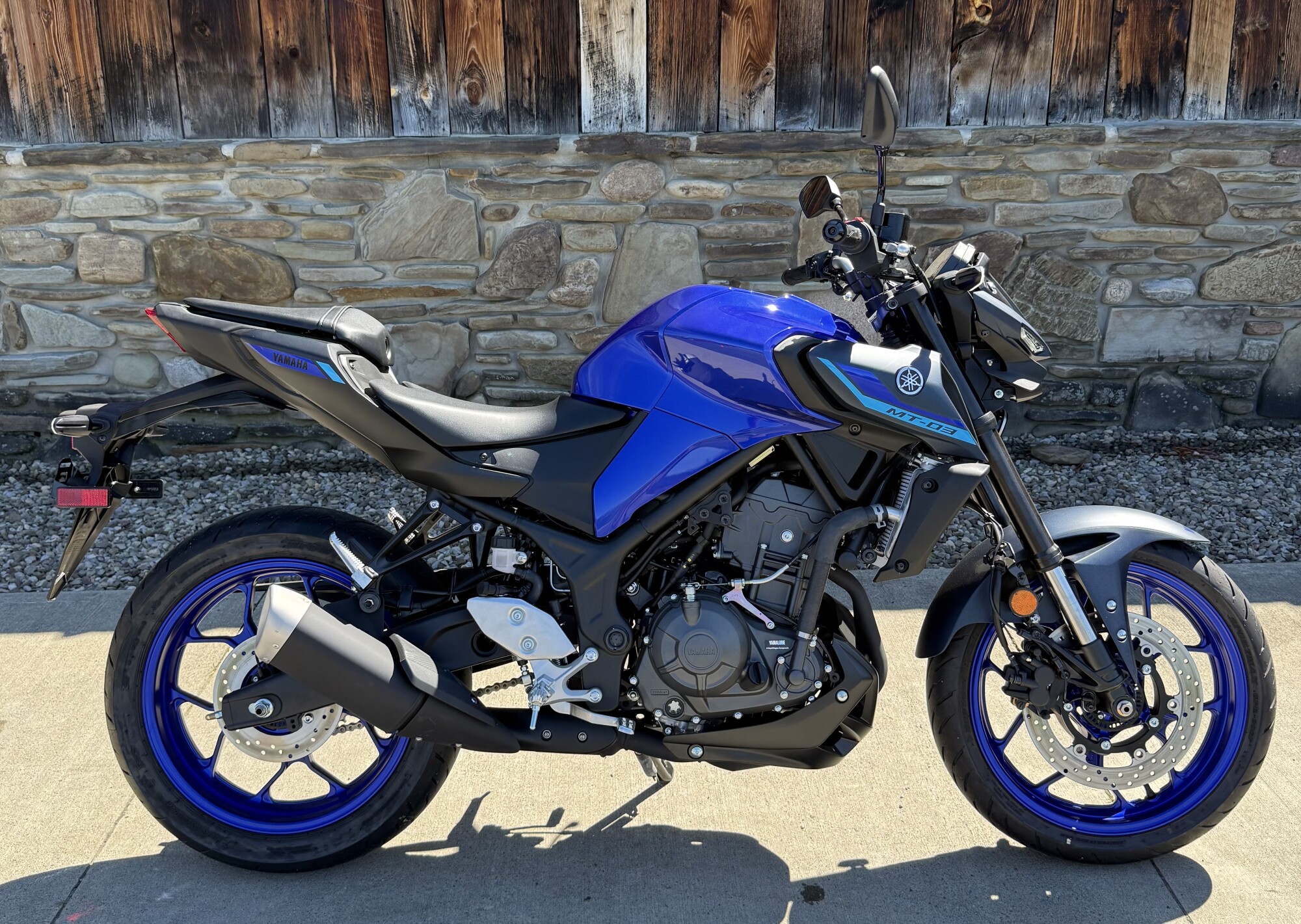 2025 Yamaha MT-03 Team Yamaha Blue