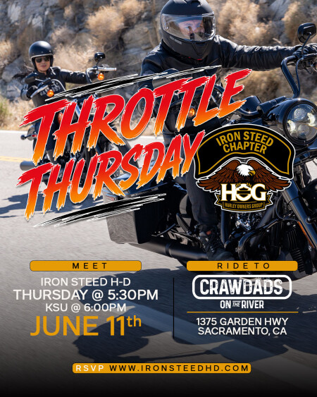 Iron Steed H.O.G.® Chapter - Throttle Thursday 6/11