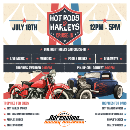 Hot Rods & Harleys Cruise-In