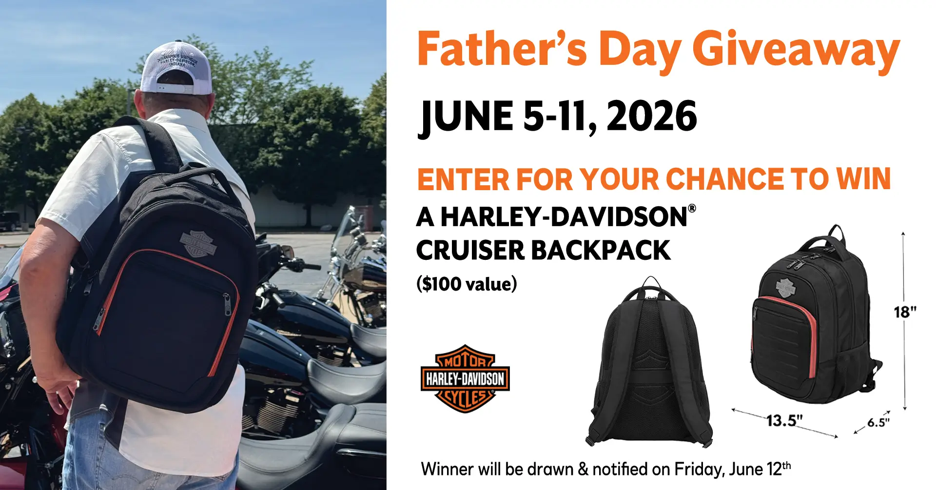 Harley-Davidson Black Opal Weekender Duffel Bag being carried by a woman.