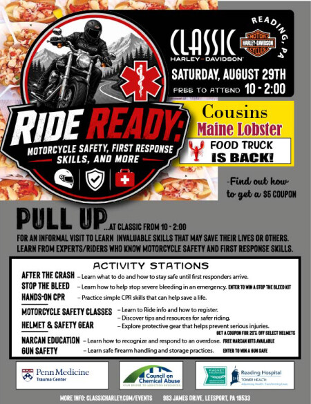 RIDE READY: Motorcycle Safety, First Response Skills & More