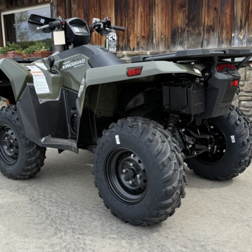 2025 Suzuki KingQuad 500AXi Power Steering Terra Green thumb 0
