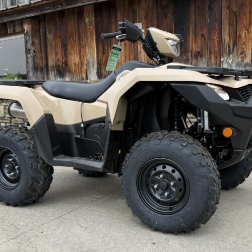 2025 Suzuki KingQuad 500AXi Power Steering Desert Beige thumb 1