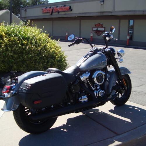 2026 Harley-Davidson® Heritage Classic Dark Billiard Gray Black Cast Wheels thumb 0