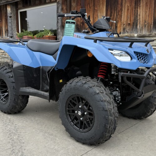 2025 Suzuki KingQuad 400ASi SE Armored Blue Grey thumb 1
