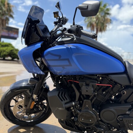 2026 Harley-Davidson® Pan America® 1250 ST Aurora Blue Denim Black Trim thumb 0