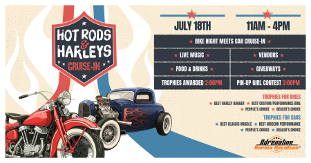 Hot Rods & Harleys Cruise-In