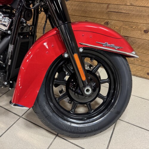 2026 Harley-Davidson® Heritage Classic Brilliant Red Black Cast Wheels FLHC thumb 1