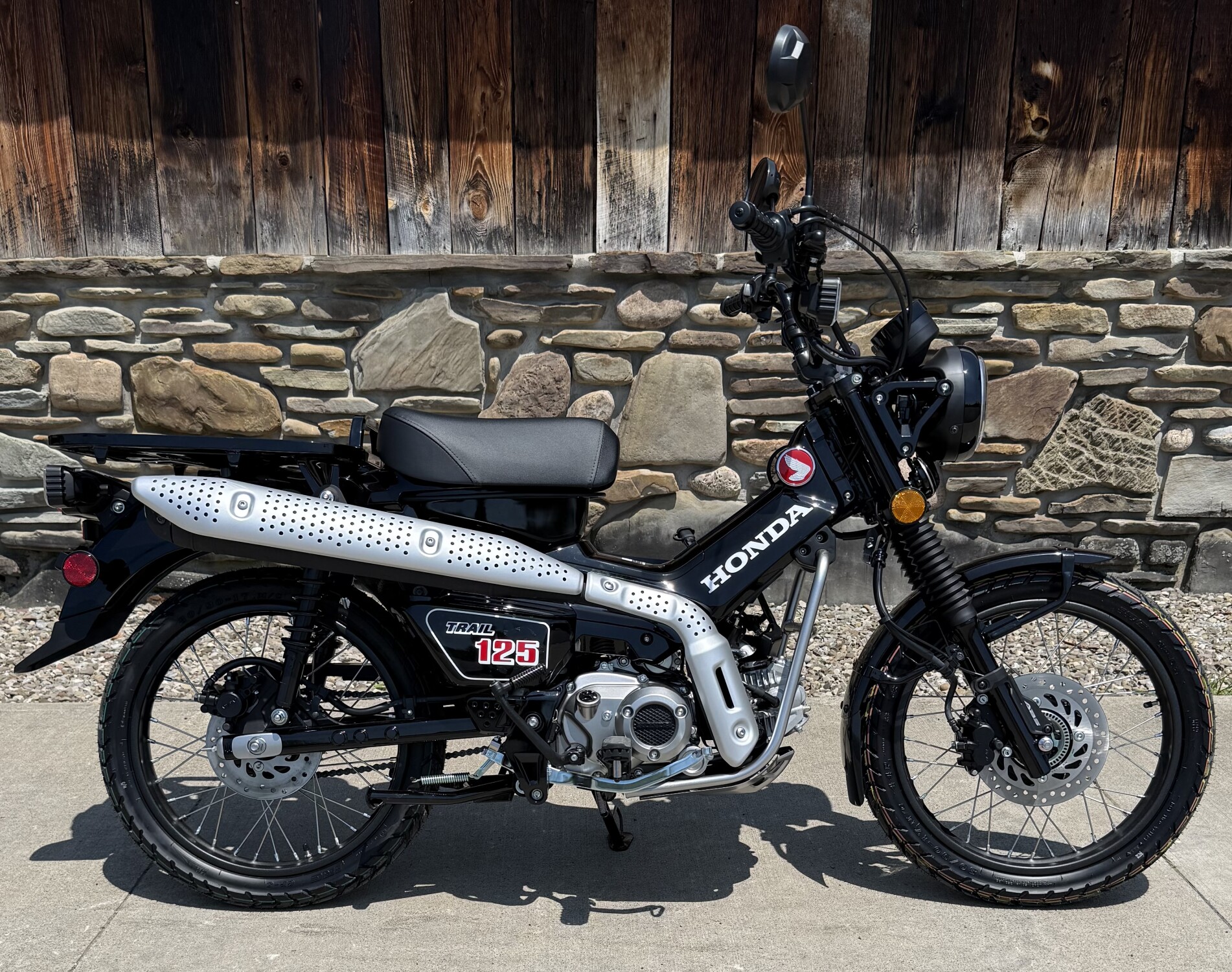 2026 Honda Trail125 Black Metallic