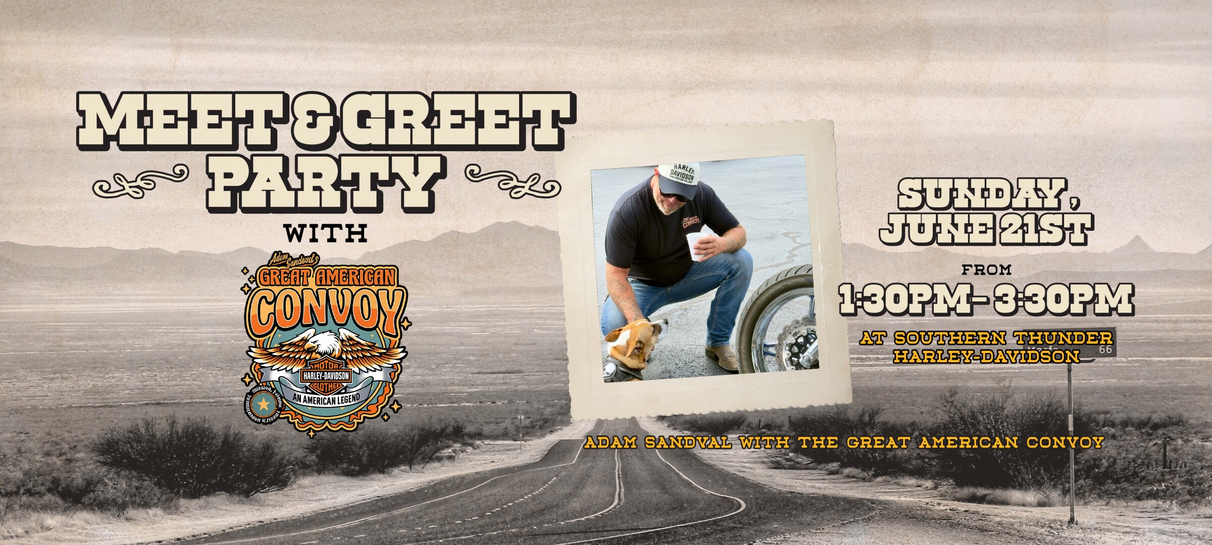Adam Sandoval's Great American Convoy - Official Stop!