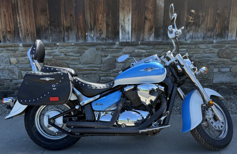 2009 Suzuki Boulevard C50T Blue / White