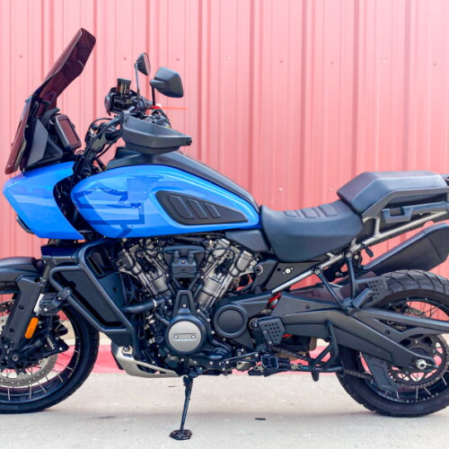 2022 Harley-Davidson® Pan America™ 1250 Special Fastback Blue/White Sand Pearl thumb 3
