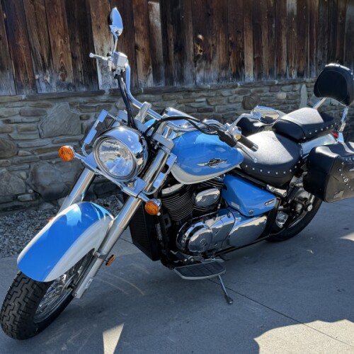 2009 Suzuki Boulevard C50T Blue / White thumb 2