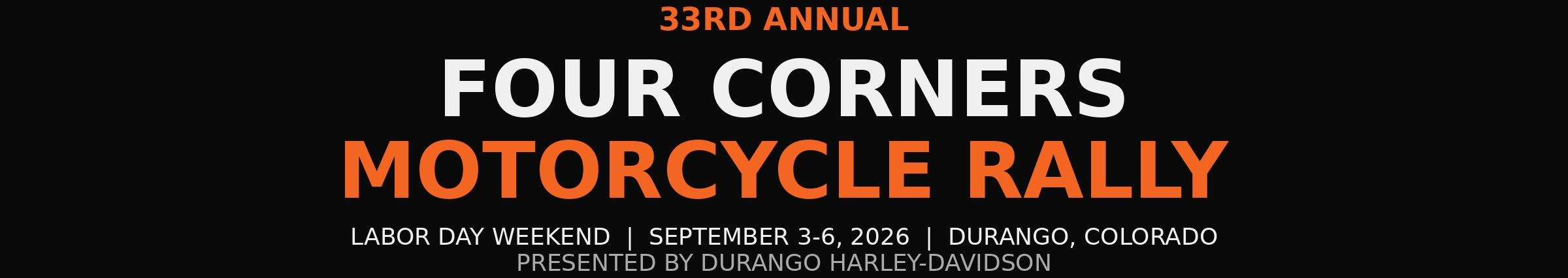 Four Corners Motorcycle Rally