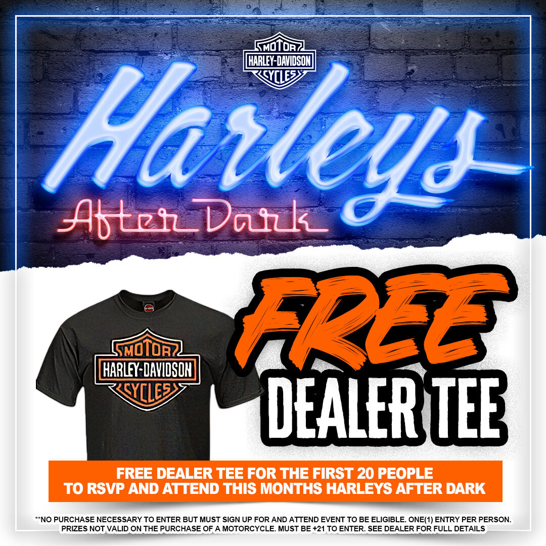 Harleys After Dark