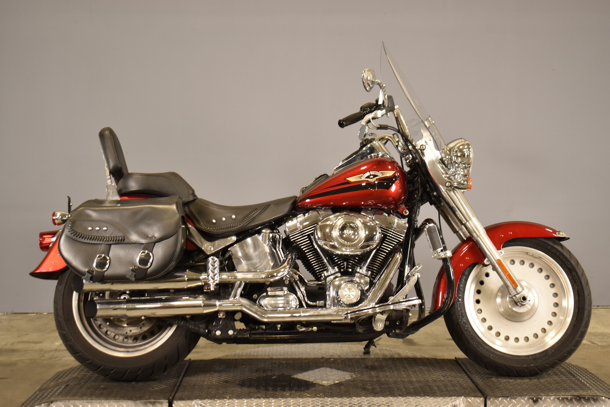 2008 Harley-Davidson® Fat Boy® Candy Red Sunglo | Motown Harley