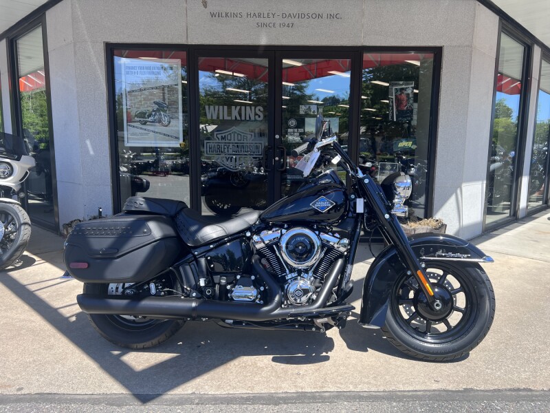 2026 Harley-Davidson FLHC Heritage Classic in Vivid Black with 10 miles