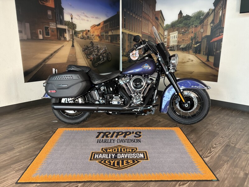 2026 Harley-Davidson® Heritage Classic Purple Abyss Black Laced Wheels