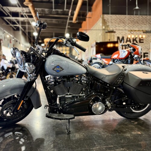 2026 Harley-Davidson® Heritage Classic Dark Billiard Gray Black Cast Wheels thumb 2