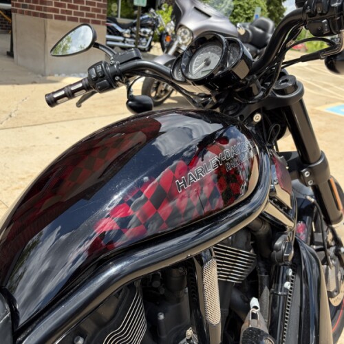 2015 Harley-Davidson® Night Rod® Special Vivid Black with Orange Pin Stripe Wheels thumb 3