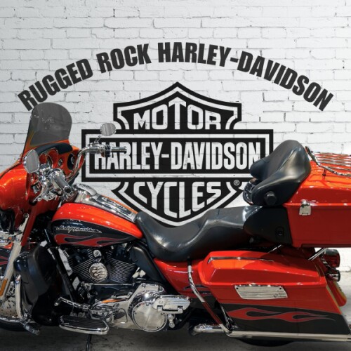 2010 Harley-Davidson® CVO™ Ultra Classic® Electra Glide® Scarlet Red Pearl and Dark Slate Pearl with thumb 3