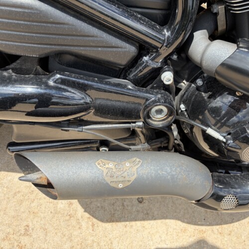 2015 Harley-Davidson® Night Rod® Special Vivid Black with Orange Pin Stripe Wheels thumb 2