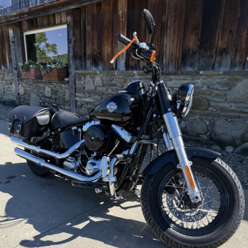 2012 Harley-Davidson® Softail Slim® Vivid Black thumb 1
