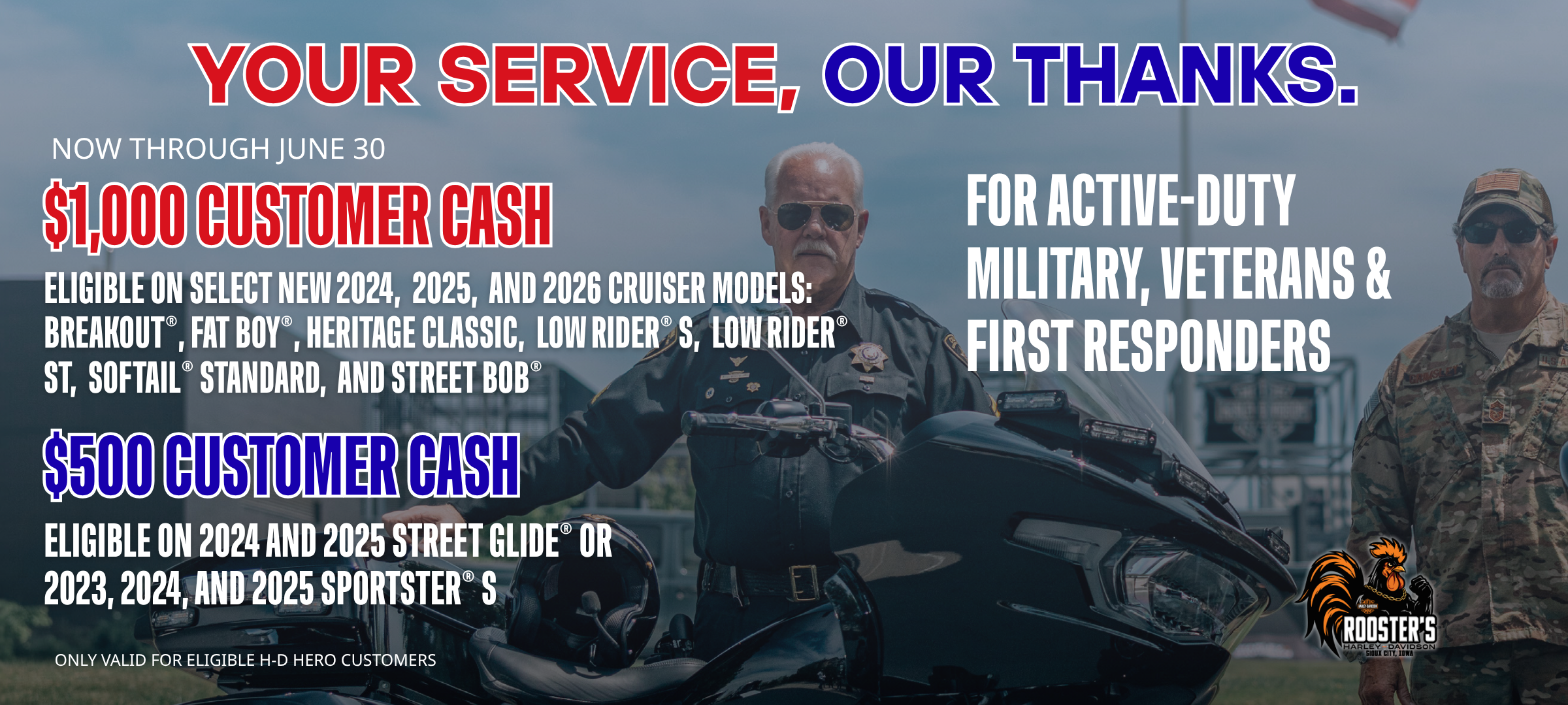 Your Service, Our Thanks