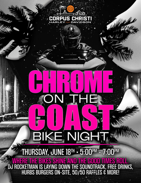 Chrome on the Coast Bike Night