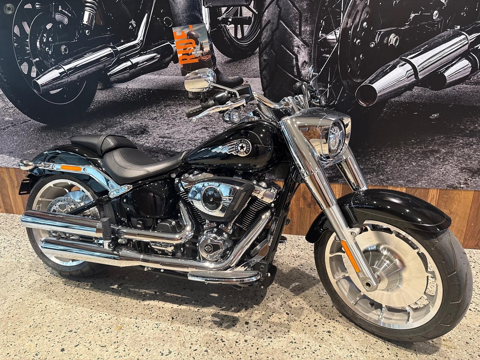 MY25 Harley-Davidson Softail Fat Boy S 117 w/ABS (FLFB) Vivid Black $33,990!