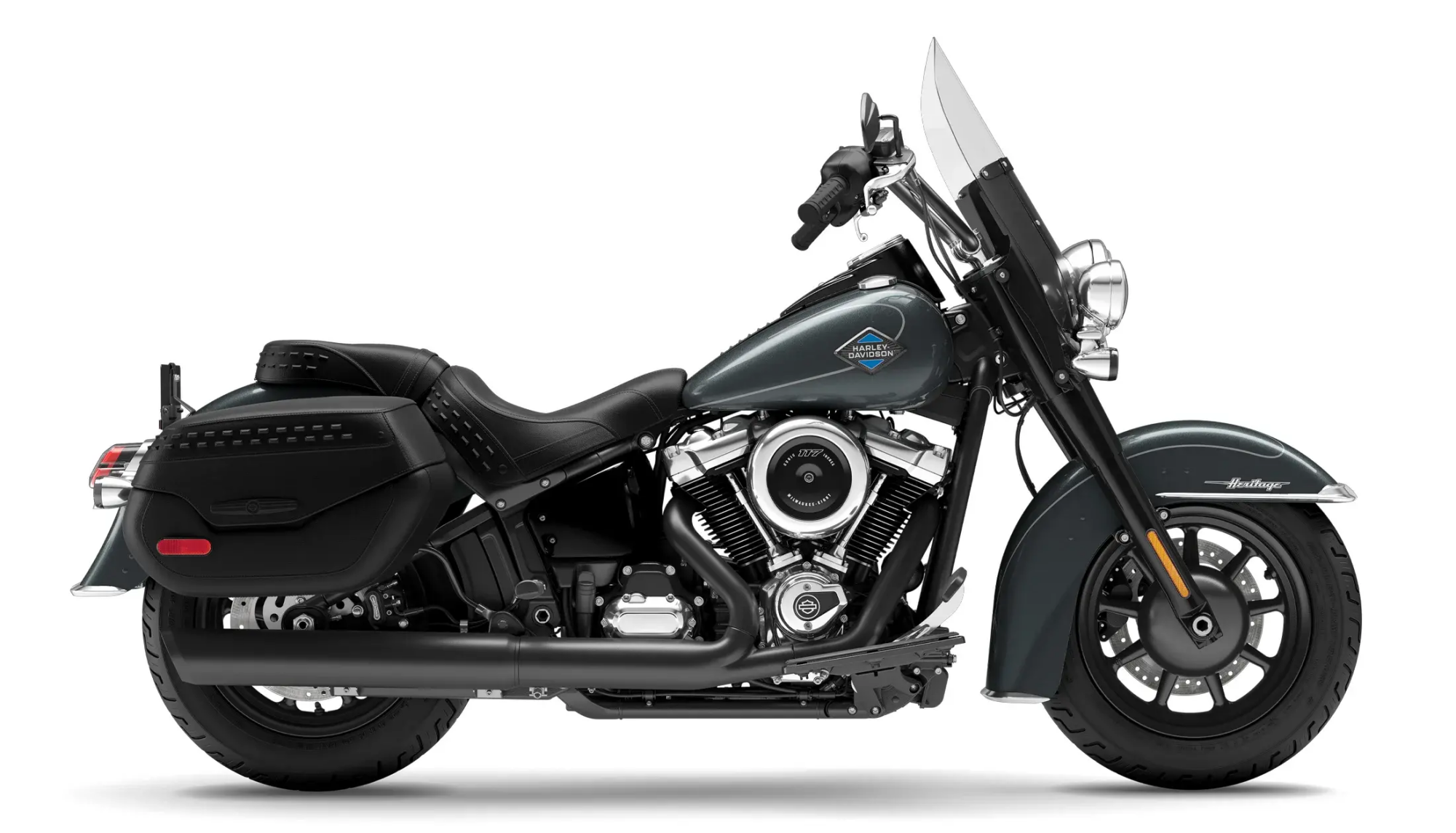 2025 Harley-Davidson® Heritage Classic Iron Horse Metallic Black Trim