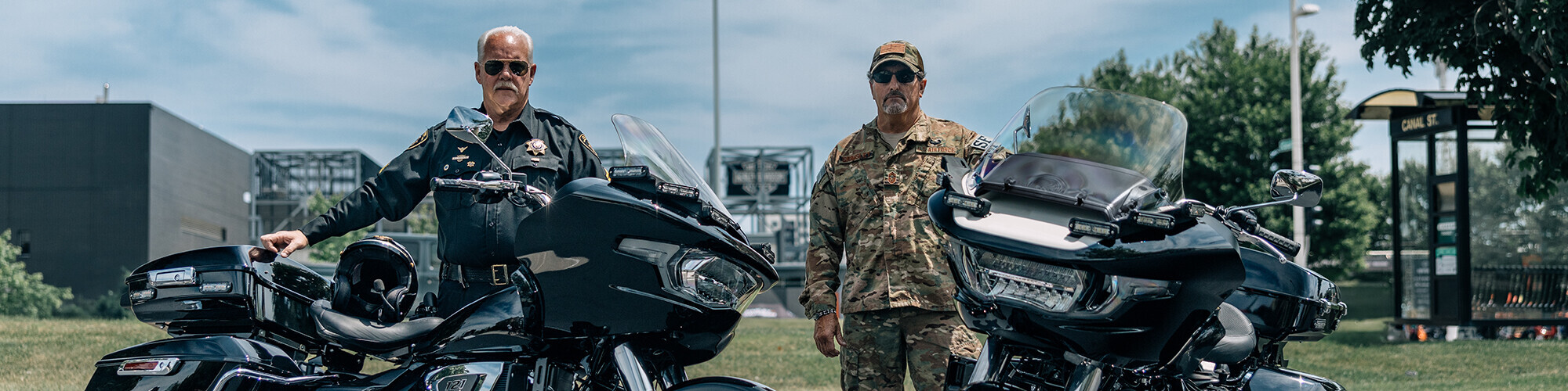 We salute U.S. Military and Veterans with up to $1,000 Customer Cash on select new H-D® models or a $250 Genuine H-D® P&A credit