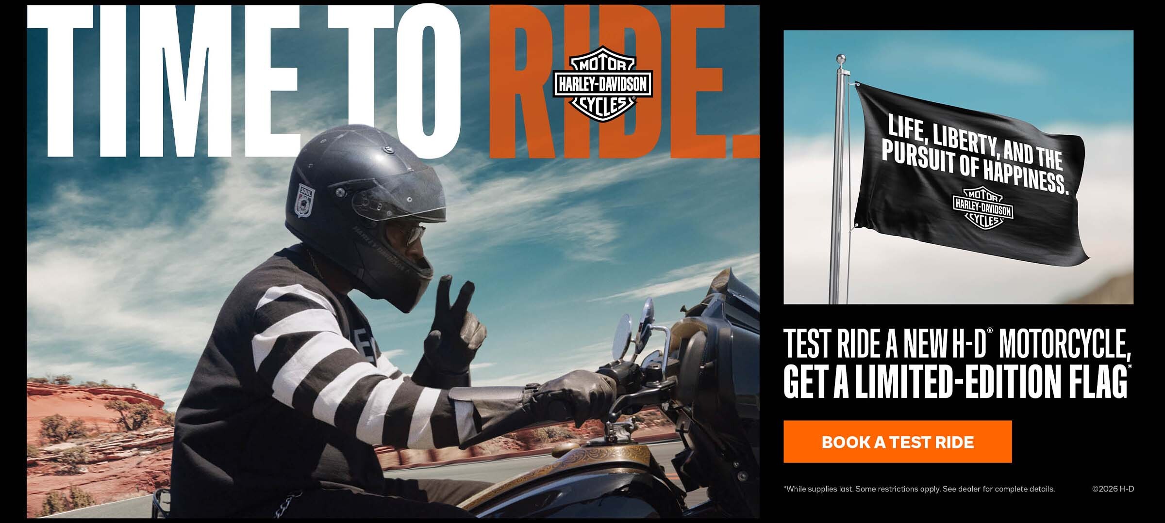 Time to RIDE Test Ride Promo
