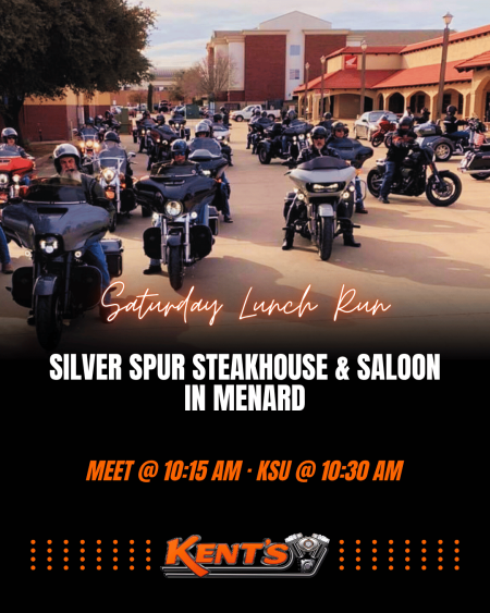 Lunch Run to Silver Spur Steakhouse and Saloon in Menard