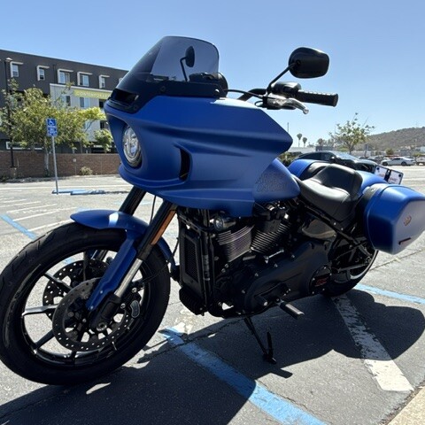 2026 Harley-Davidson® Low Rider® ST Aurora Blue Denim Black Trim thumb 1