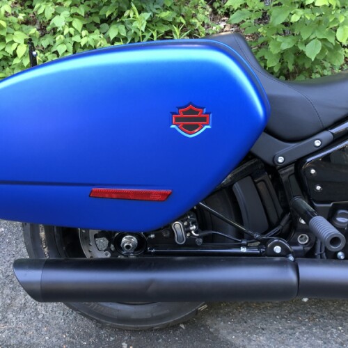 2026 Harley-Davidson® Low Rider™ ST Aurora Blue Denim Black Trim thumb 2