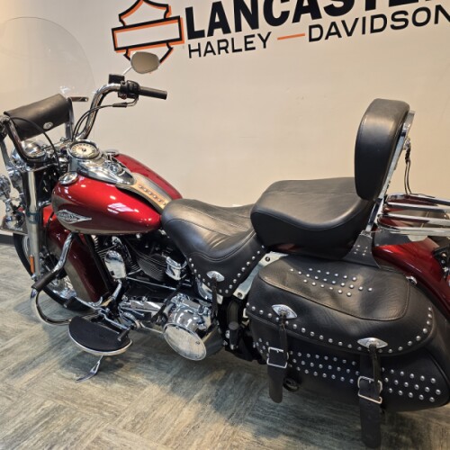 2009 Harley-Davidson® Heritage Softail® Classic Two-Tone Red Hot Sunglo/Smokey Gold FLSTC thumb 0