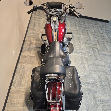 2009 Harley-Davidson® Heritage Softail® Classic Two-Tone Red Hot Sunglo/Smokey Gold FLSTC thumb 1