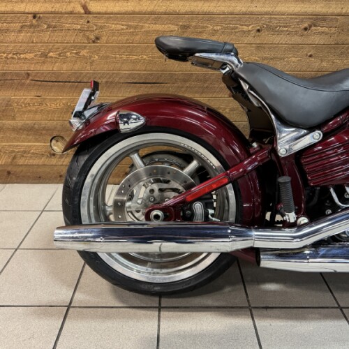 2008 Harley-Davidson® Softail® Rocker™ C Crimson Red Sunglo & Candy Red Sunglo FXCWC thumb 0
